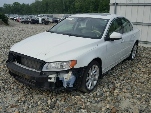 YV1902AH8D1165103 - 2013 VOLVO S80 T6 WHITE photo 2