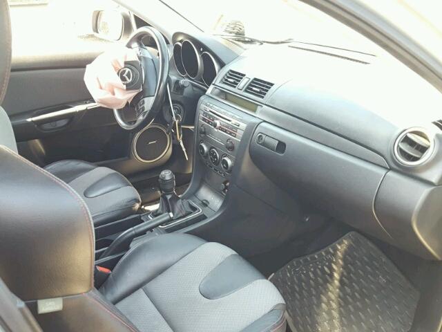 JM1BK34L671650738 - 2007 MAZDA SPEED 3 SILVER photo 5