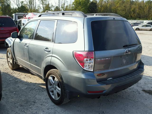 JF2SH63699H720417 - 2009 SUBARU FORESTER 2 TEAL photo 3