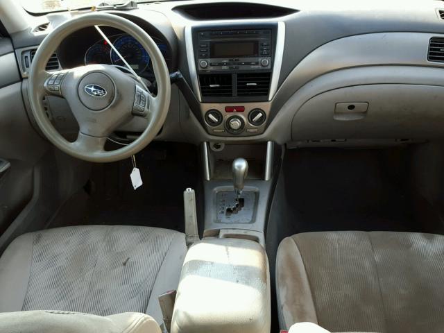 JF2SH63699H720417 - 2009 SUBARU FORESTER 2 TEAL photo 9
