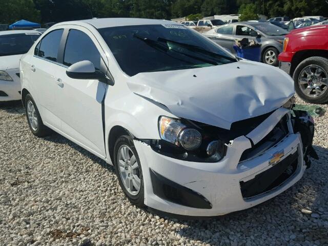 1G1JC5SH9F4114035 - 2015 CHEVROLET SONIC WHITE photo 1