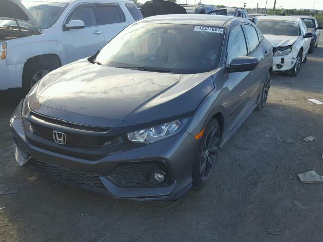 SHHFK7H45HU206107 - 2017 HONDA CIVIC BLUE photo 2