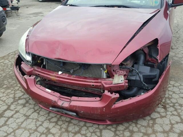 1HGCM56405A809784 - 2005 HONDA ACCORD LX RED photo 9