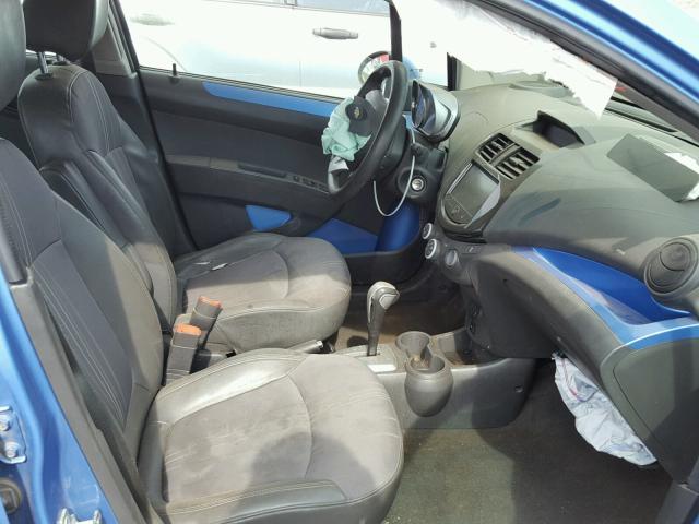 KL8CD6S90DC509356 - 2013 CHEVROLET SPARK 1LT BLUE photo 5