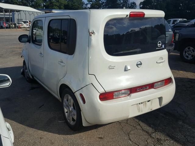 JN8AZ2KR6BT212523 - 2011 NISSAN CUBE BASE WHITE photo 3