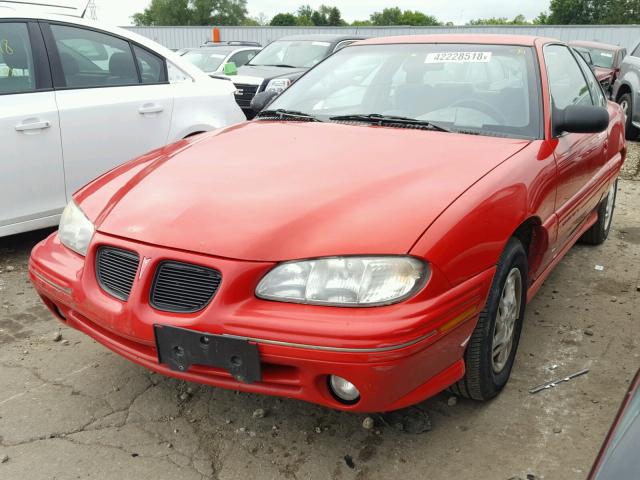 1G2NE12T5TM525500 - 1996 PONTIAC GRAND AM S Qırmızı foto 2