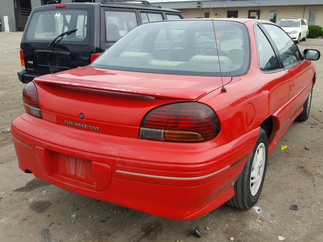 1G2NE12T5TM525500 - 1996 PONTIAC GRAND AM S Qırmızı foto 4