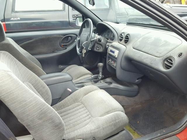 1G2NE12T5TM525500 - 1996 PONTIAC GRAND AM S Qırmızı foto 5