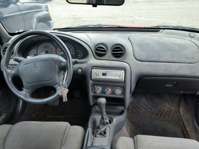 1G2NE12T5TM525500 - 1996 PONTIAC GRAND AM S Qırmızı foto 9