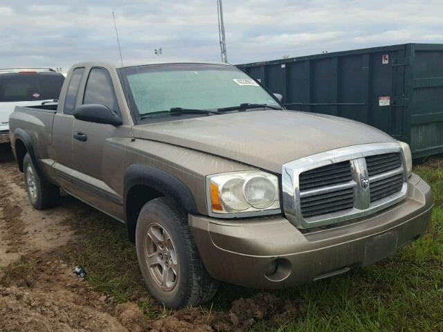 1D7HE42K46S713822 - 2006 DODGE DAKOTA SLT BEIGE photo 1