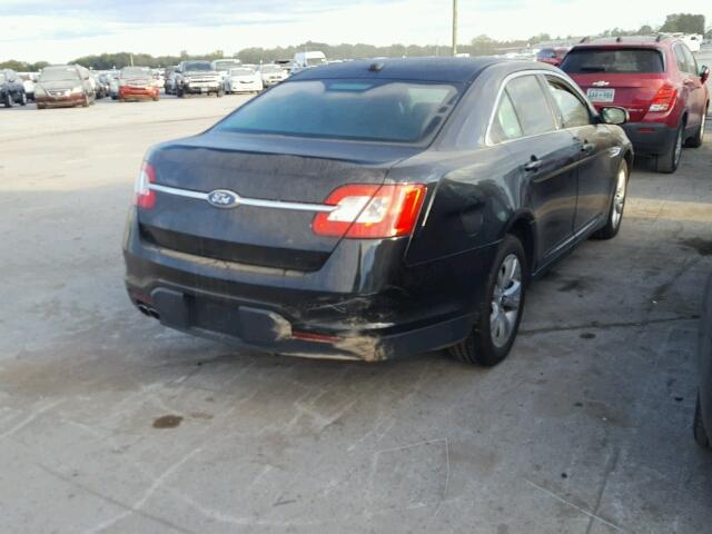 1FAHP2EW7BG162845 - 2011 FORD TAURUS SEL BLACK photo 4