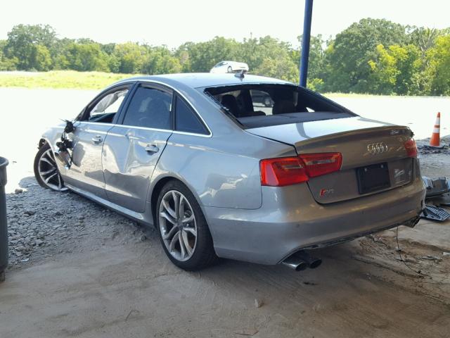 WAUF2AFCXEN040623 - 2014 AUDI S6 SILVER photo 3