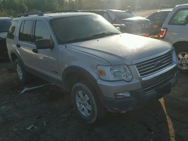 1FMEU73E46UA49144 - 2006 FORD EXPLORER X SILVER photo 1