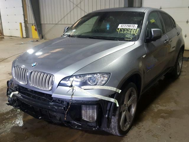 5UXFG8C58ALZ94732 - 2010 BMW X6 XDRIVE5 BLUE photo 2