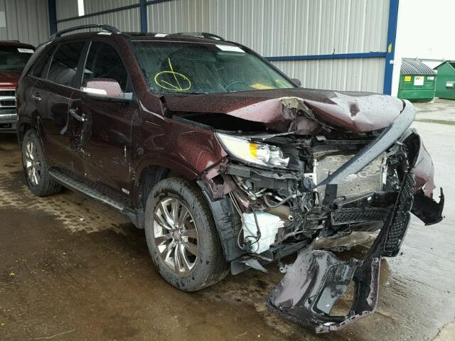 5XYKWDA27DG363944 - 2013 KIA SORENTO SX MAROON photo 1