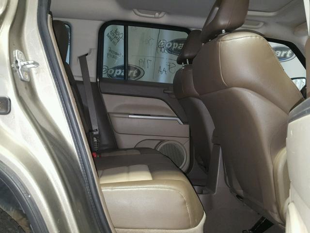 1J8FT48W87D401499 - 2007 JEEP PATRIOT LI TAN photo 6