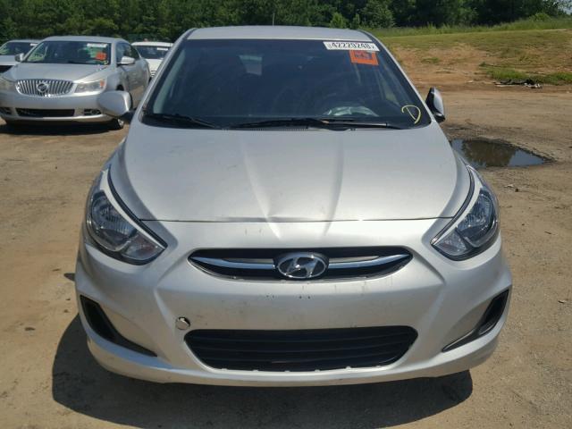 KMHCT5AE1GU277220 - 2016 HYUNDAI ACCENT SE SILVER photo 10