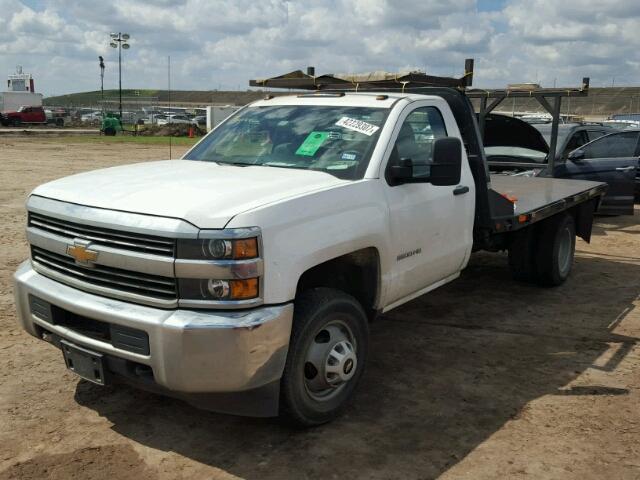 1GB3CYCG0FF127482 - 2015 CHEVROLET SILVERADO WHITE photo 2