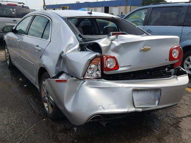 1G1ZH57B89F116845 - 2009 CHEVROLET MALIBU 1LT 银色 照片 3