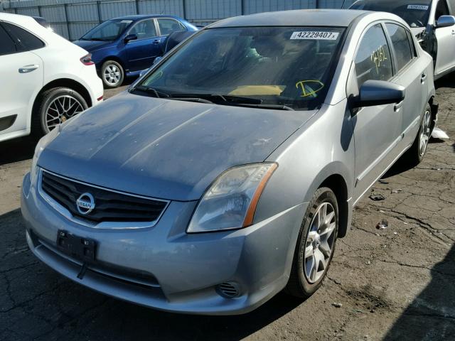 3N1AB6APXAL655397 - 2010 NISSAN SENTRA 2.0 GRAY photo 2