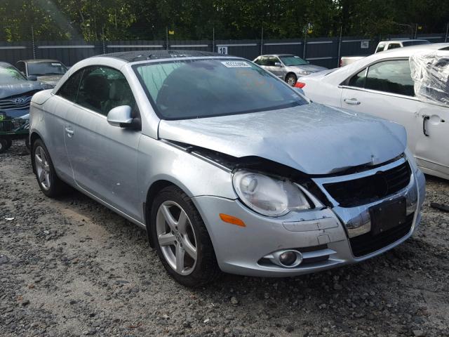 WVWCA71F57V041713 - 2007 VOLKSWAGEN EOS 2.0T S SILVER photo 1