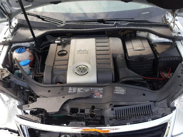 WVWCA71F57V041713 - 2007 VOLKSWAGEN EOS 2.0T S SILVER photo 7