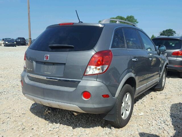 3GSCL33P88S727958 - 2008 SATURN VUE XE GRAY photo 4