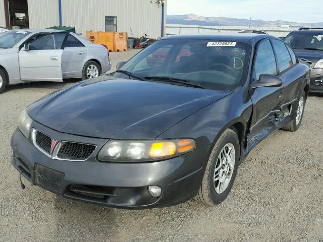 1G2HX52KX34155909 - 2003 PONTIAC BONNEVILLE GRAY photo 2