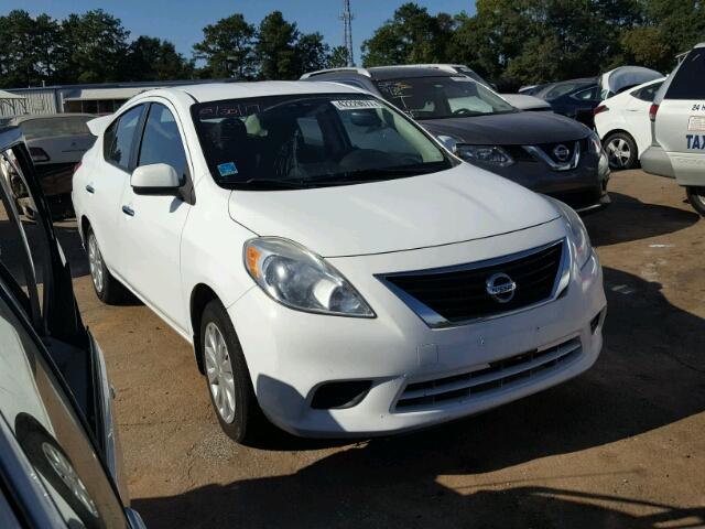 3N1CN7AP5CL835816 - 2012 NISSAN VERSA S WHITE photo 1