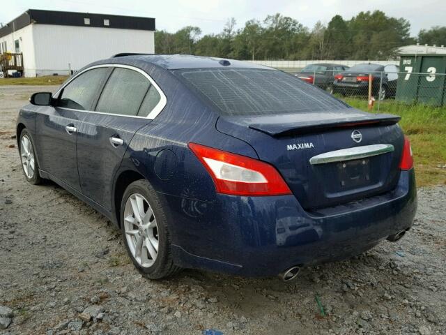 1N4AA5AP9BC844295 - 2011 NISSAN MAXIMA BLUE photo 3