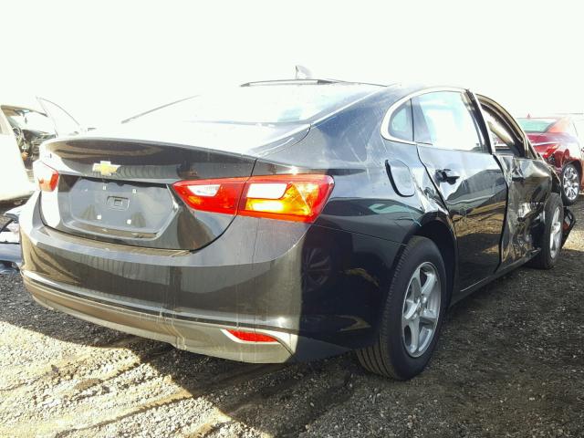 1G1ZB5ST8HF216234 - 2017 CHEVROLET MALIBU BLACK photo 4