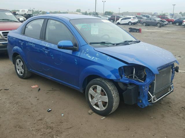 KL1TD5DE8BB126707 - 2011 CHEVROLET AVEO BLUE photo 1