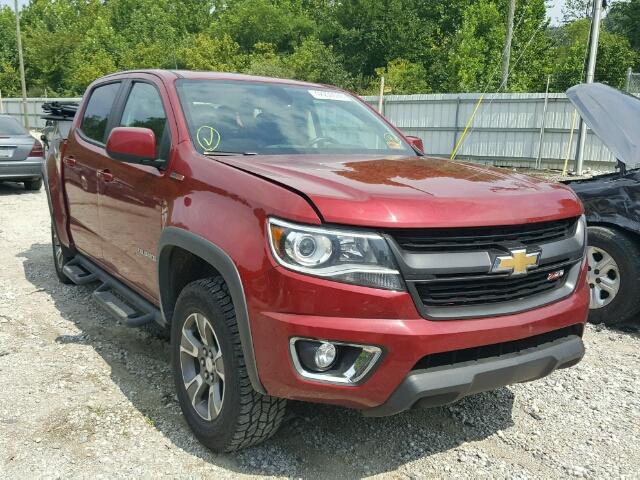 1GCPTDE17H1228226 - 2017 CHEVROLET COLORADO Z RED photo 1