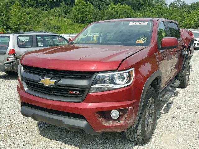 1GCPTDE17H1228226 - 2017 CHEVROLET COLORADO Z RED photo 2