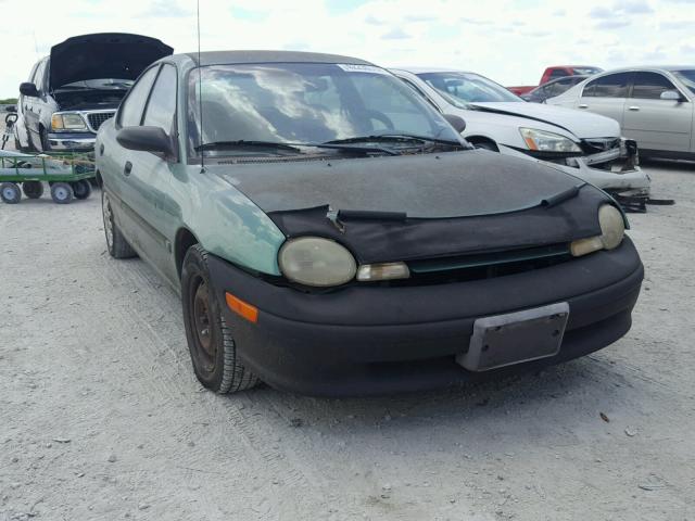 1B3ES47C8WD650477 - 1998 DODGE NEON HIGHL GREEN photo 1