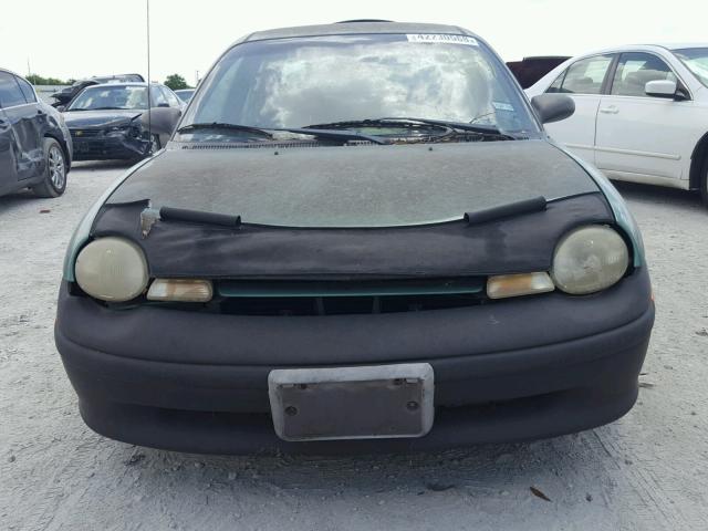 1B3ES47C8WD650477 - 1998 DODGE NEON HIGHL GREEN photo 9