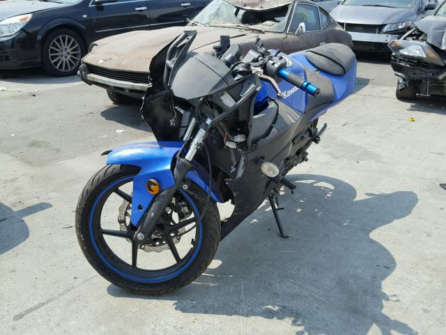 JKAEXMJ169DA22748 - 2009 KAWASAKI EX250 J BLUE photo 2