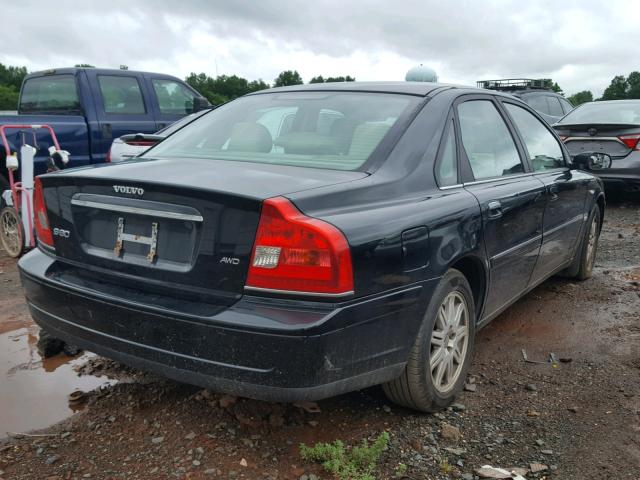 YV1TH592951400366 - 2005 VOLVO S80 2.5T BLACK photo 4