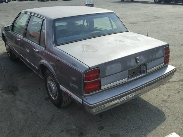 1G3HY54CXK1814246 - 1989 OLDSMOBILE DELTA 88 R GRAY photo 3