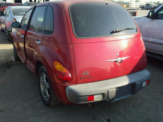 3C8FY68B92T217997 - 2002 CHRYSLER PT CRUISER RED photo 3