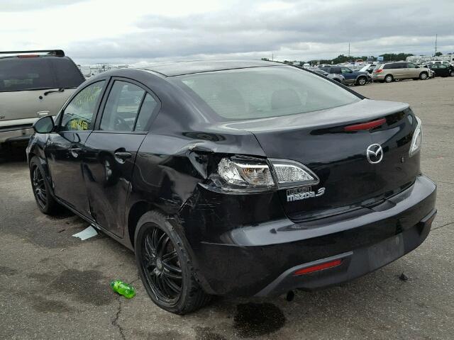 JM1BL1UF2B1485548 - 2011 MAZDA 3 I BLACK photo 3