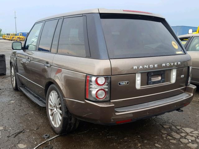 SALME1D48BA340928 - 2011 LAND ROVER RANGE ROVE TAN photo 3