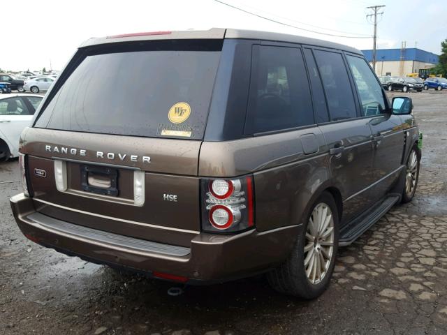 SALME1D48BA340928 - 2011 LAND ROVER RANGE ROVE TAN photo 4
