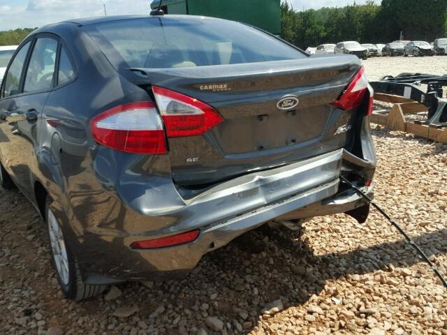 3FADP4BJ5GM106693 - 2016 FORD FIESTA SE GRAY photo 9