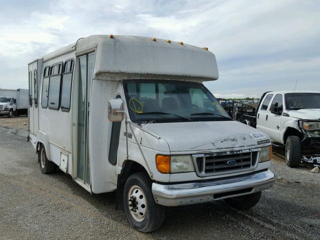 1FDXE45S25HA51814 - 2005 FORD F-350 WHITE photo 1