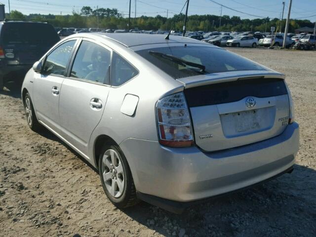 JTDKB20U973254767 - 2007 TOYOTA PRIUS SILVER photo 3