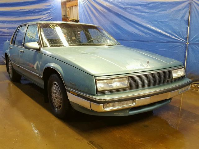 1G4HP5433HH500162 - 1987 BUICK LESABRE CU GREEN photo 1