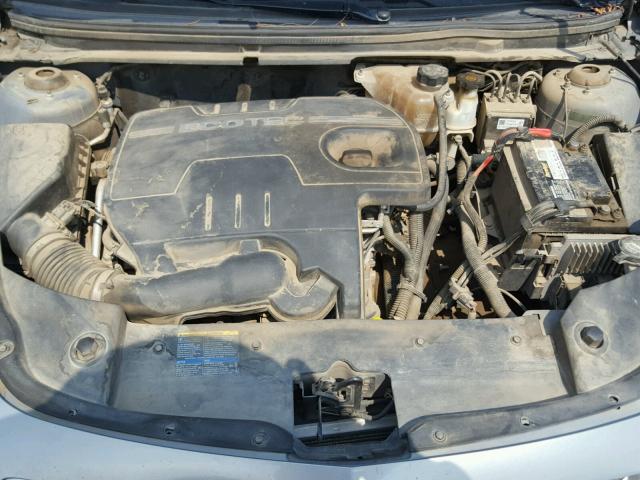 1G1ZH57B184244581 - 2008 CHEVROLET MALIBU 1LT BLUE photo 7