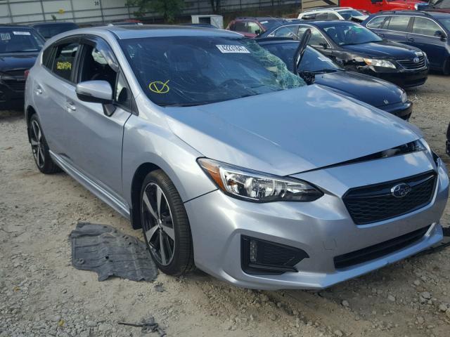 4S3GTAM60H3710410 - 2017 SUBARU IMPREZA GRAY photo 1