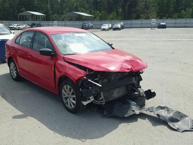 3VWD17AJ0FM261419 - 2015 VOLKSWAGEN JETTA SE RED photo 1